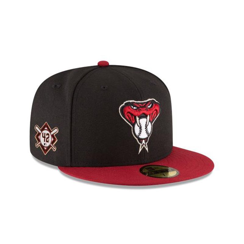 MLB Arizona Diamondbacks Jackie Robinson Day 59Fifty Fitted (PCY3761) - Black New Era Caps